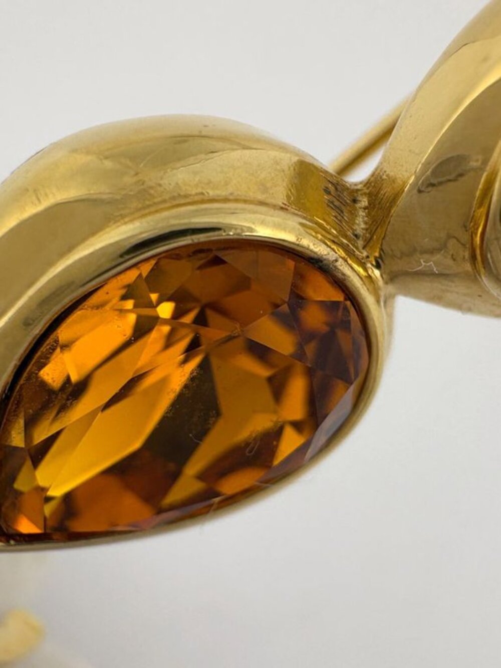 Dior Color Stone Brooch Rhinestone Gold - Picture 6 of 6
